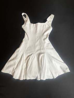 House of CB | Dresses | Small House Of Cb White Mini Dress | Poshmark